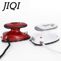 JIQI MINI Handheld elektryczne ubrania parze żelaza podróży parownica do odzieży płyta podstawowa przenośne ciepła Flatiron 110V-220V ue wtyczka usa 2